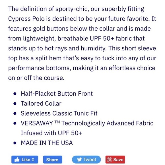 $125 NWT Katherine Way Cypress Lime Golf Polo Top UPF 50 XXS - Picture 2 of 3